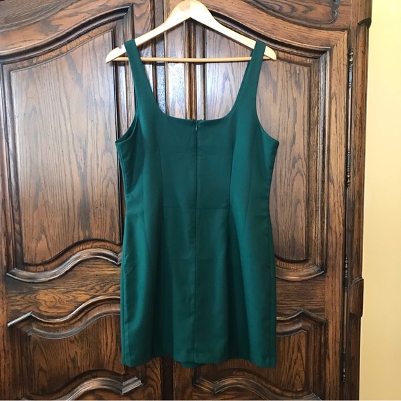 Banana Republic Green A-Line Mini Dress Size 10 NWT - Picture 6 of 6